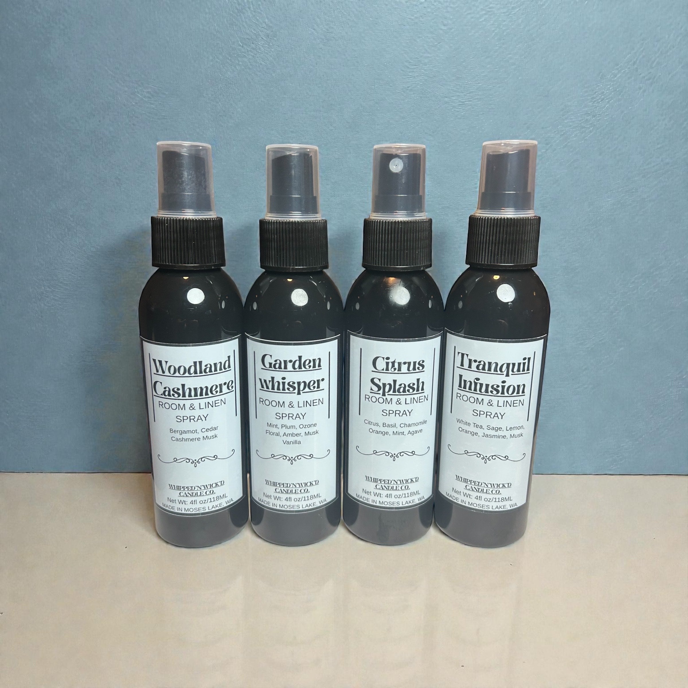 ROOM LINEN SPRAYS, CLEAN, RELAXING, CITRUS