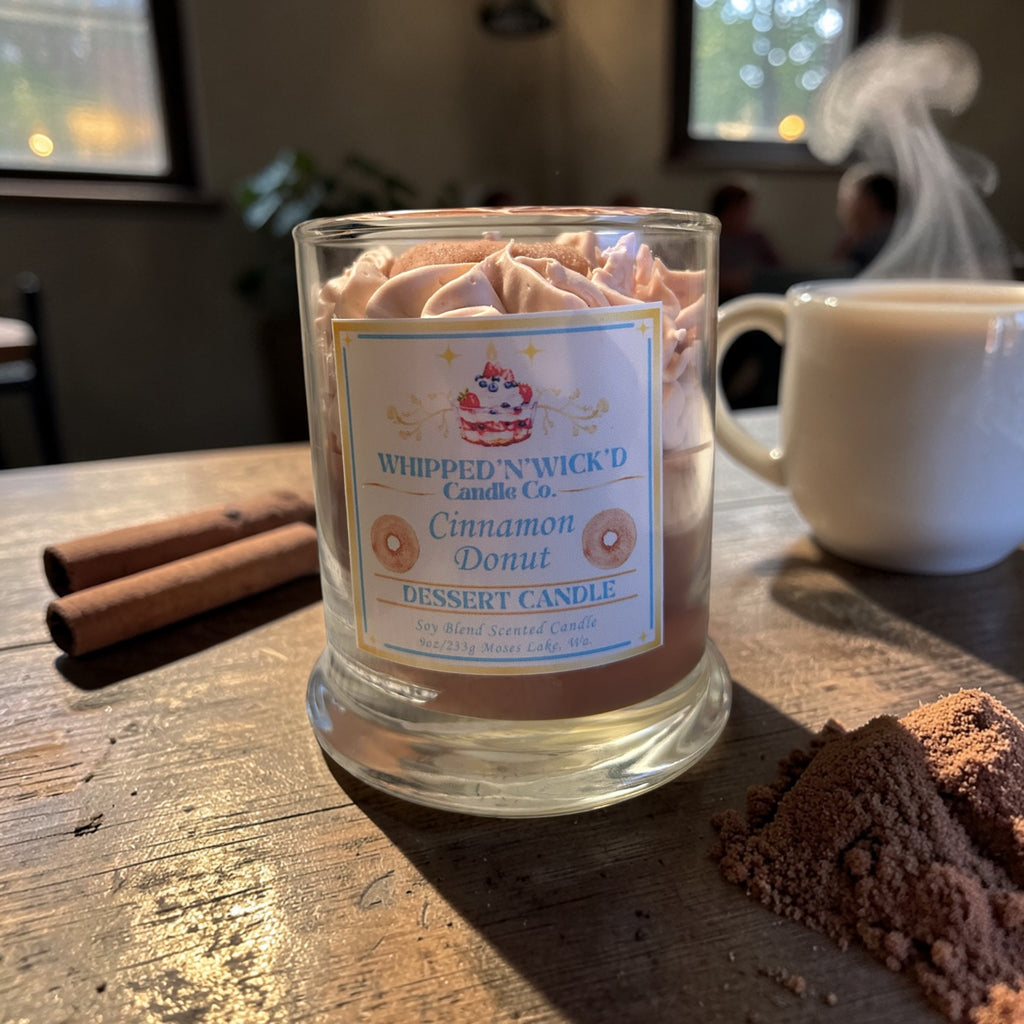CINNAMON, SUGAR, DONUT