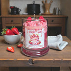 STRAWBERRY SHORTCAKE DESSERT CANDLE