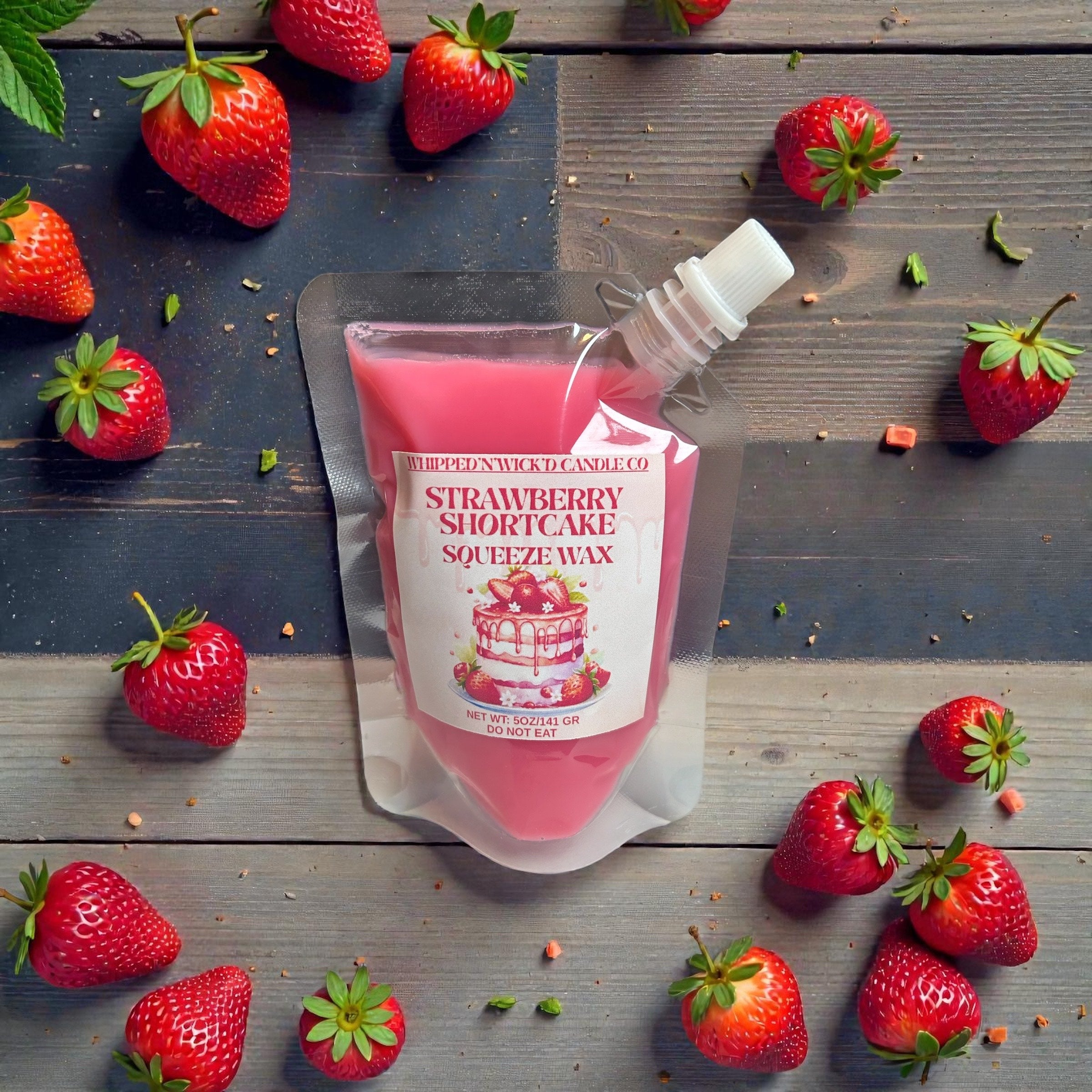 STRAWBERRY SHORTCAKE SQUEEZE WAX