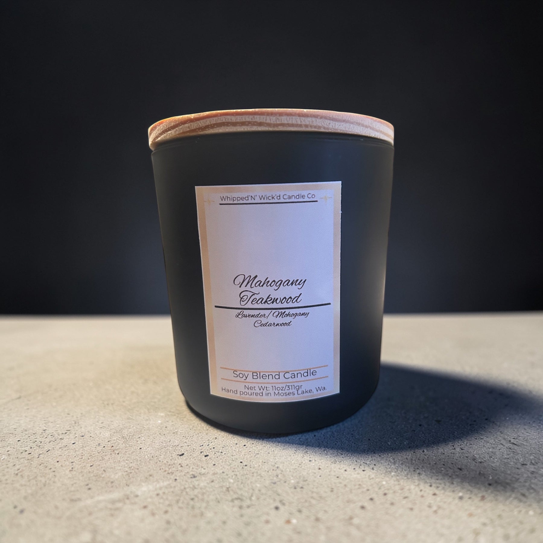 lavender, mahogany, cedarwood
